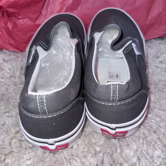 Vans Gray Slip-On Sneakers - Picture 3 of 7